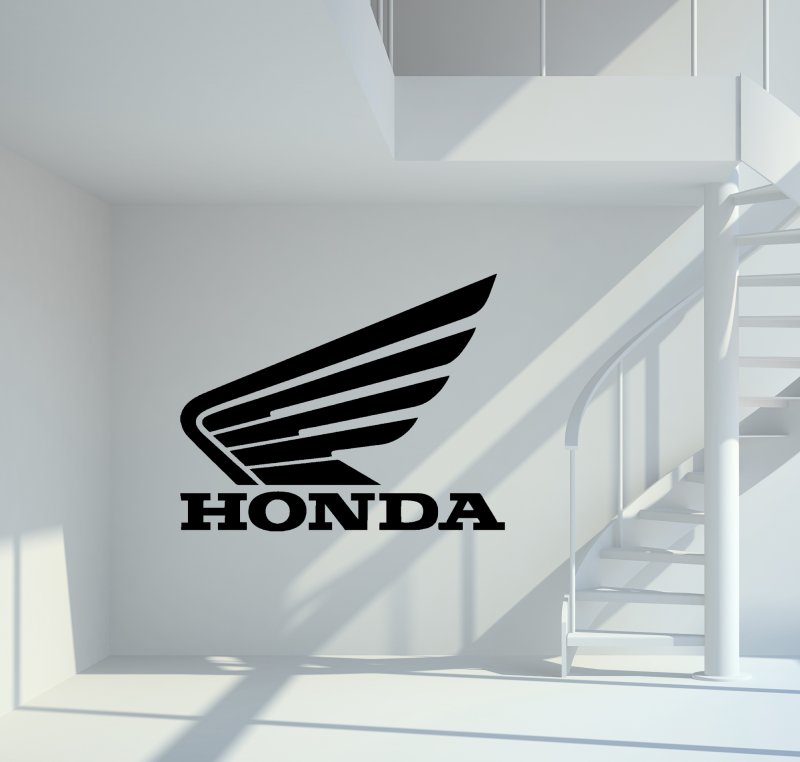 37150 Honda Flügel Wandtattoo
